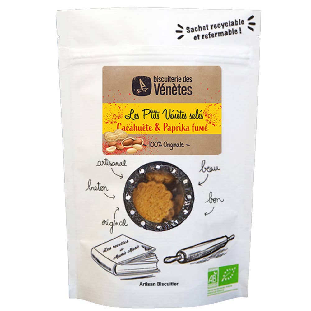 Les P'tits Vénètes salés Cacahuète & Paprika fumé - Bio