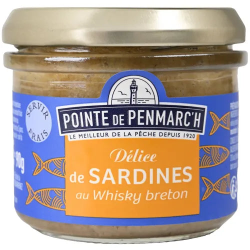 Tartinable Délice de sardines au whisky breton - verrine 90g