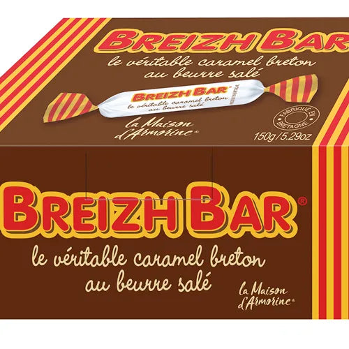 Bar de caramel tendre - Boîte beurre - Gamme "irrésistible" - Breizh bar